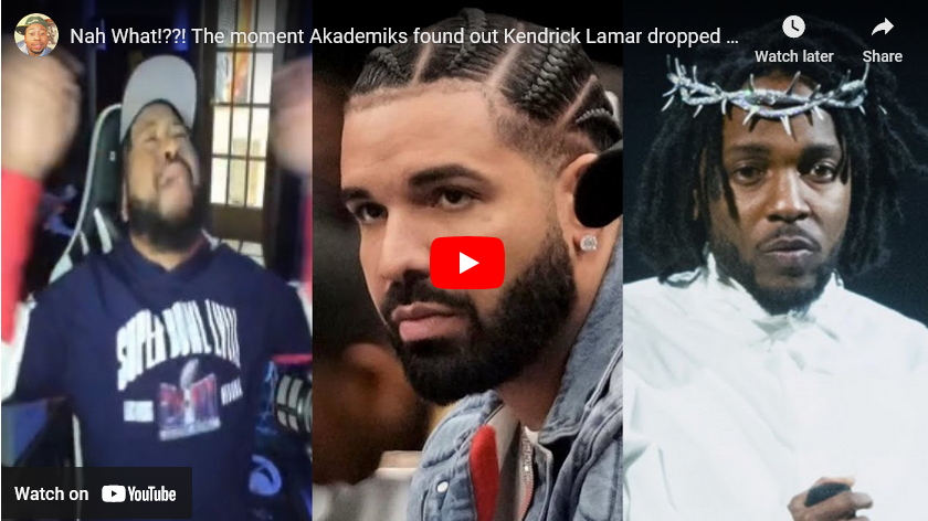 Nah What!??! The moment Akademiks found out Kendrick Lamar dropped “Not like us” diss to Drake! | PPR Publishing