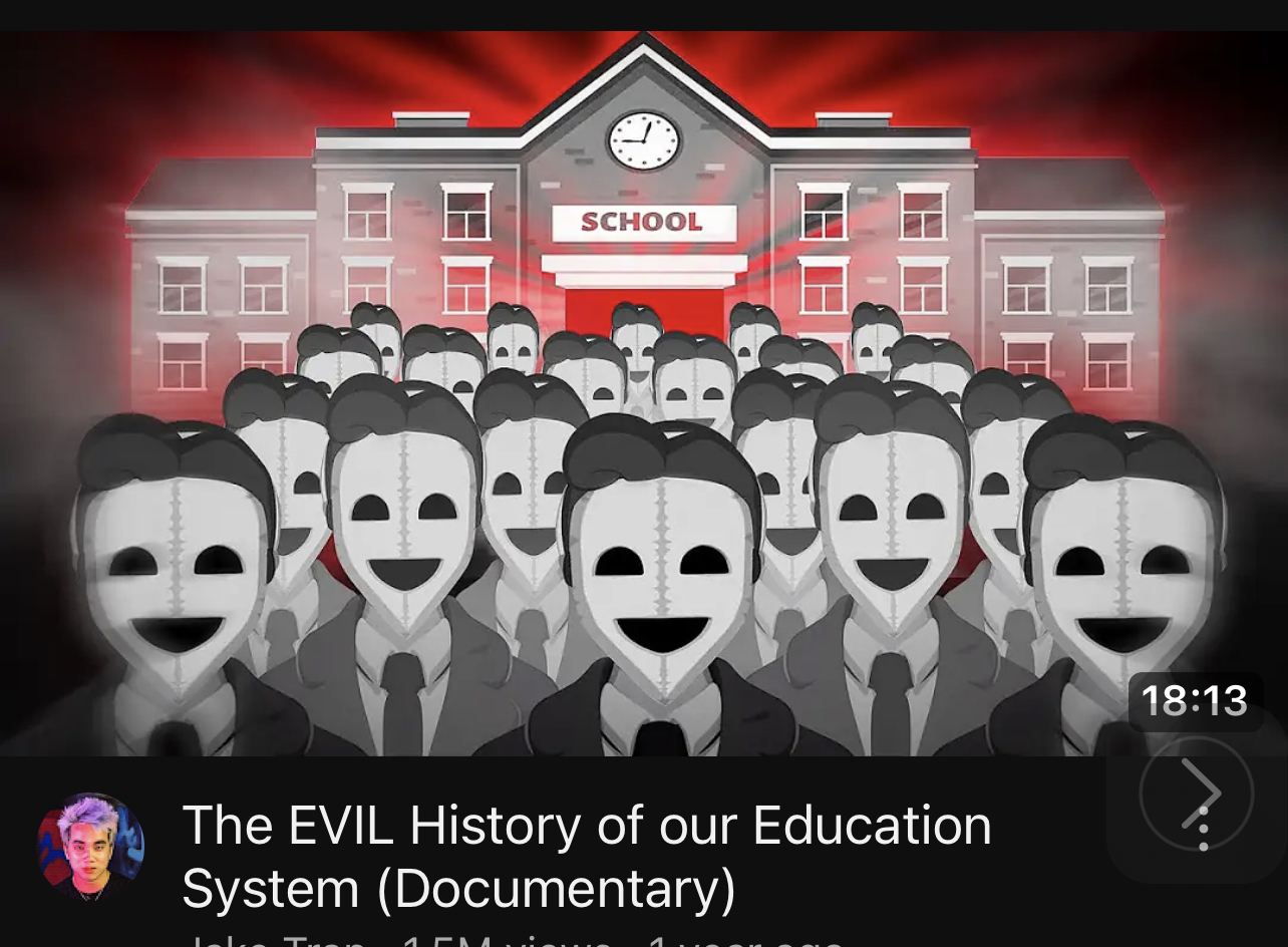 The EVIL History of our Education