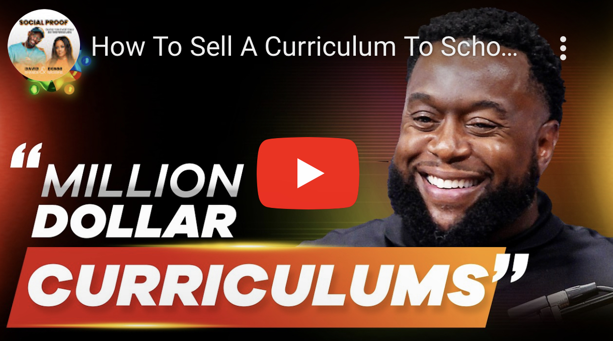 How To Sell A Curriculum To Schools