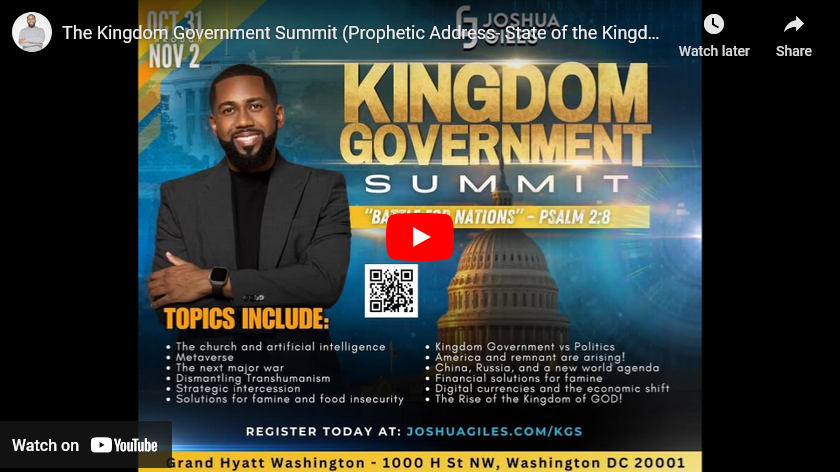 This Nation Just Shifted! #KingdomGovernmentSummit | Joshua Giles