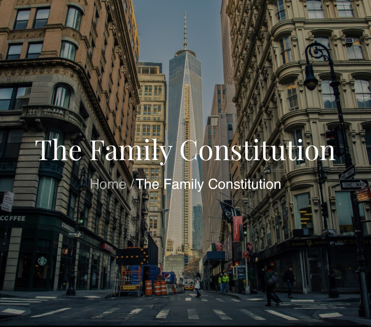 The Family Constitution