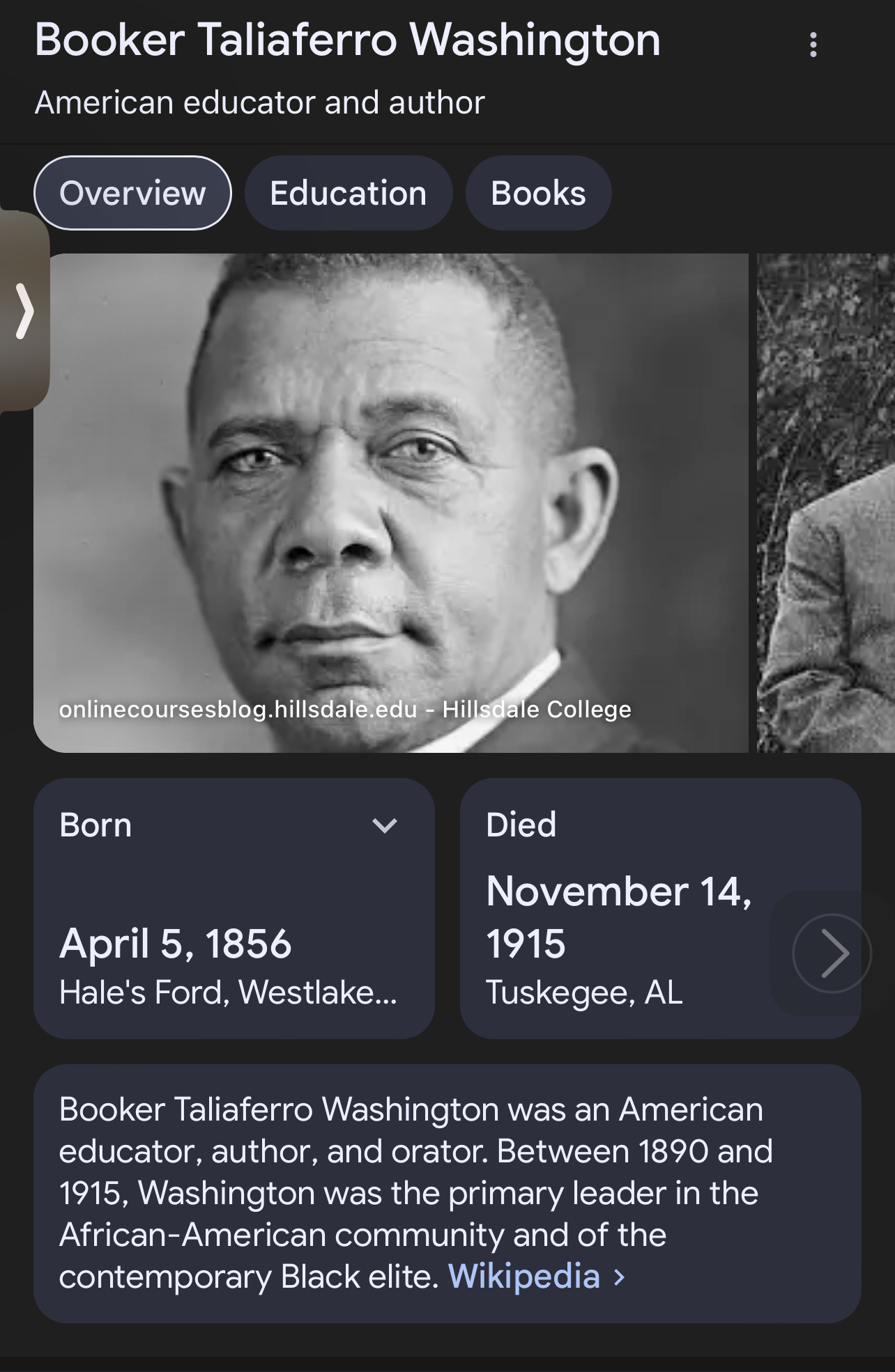 Booker T. Washington | Cast down your bucket where you are