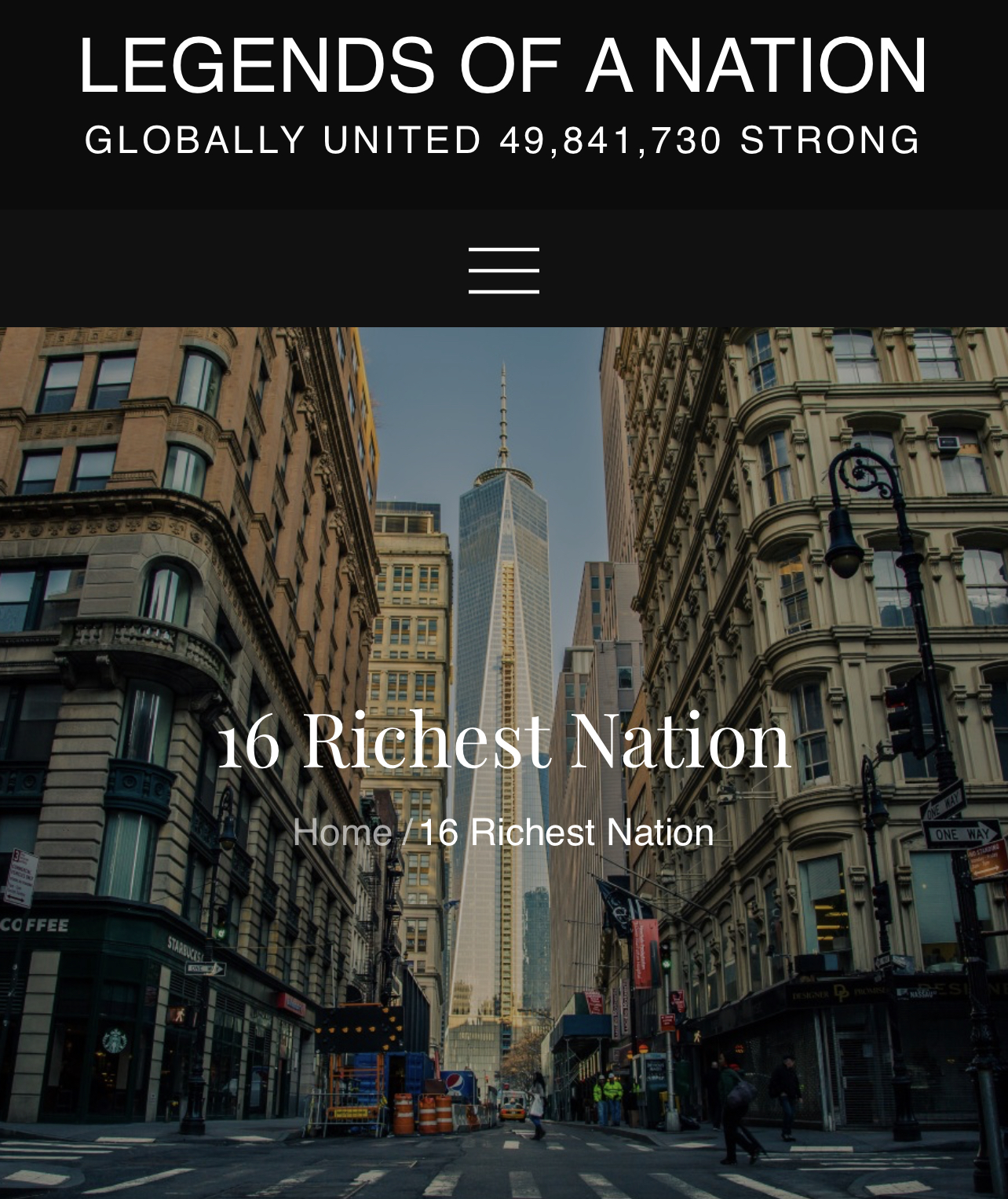 16 Richest Nation